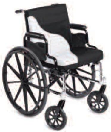 Short-Wave Seat / Backrest Cushion Combination - 16 Inch, 1 Each