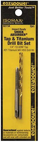 EAZY POWER 82734 10-32NF Tap & Titanium Drill Bit Set (2 Piece)