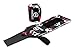 Fitplicity Premium Elastic Wrist Wraps (Pink Skulls)