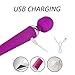 Multi-Speed Wand Massager Rechargeable for Women Cordless Electric Handheld Body with 10 Modes