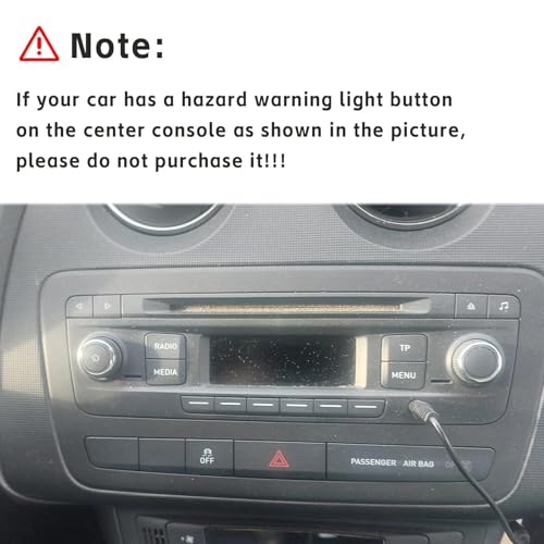 Car Radio for Seat Ibiza 6J 2009-2014 Wireless Radio Carplay/Android Car IPS Touch Screen/Bluetooth/Mirror Link/FM/AM/RDS/USB