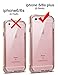 iPhone 6s Plus Case, Ansiwee Reinforced Frame Crystal Highly Durable Shock-Absorption Flexible Soft Rubber TPU Bumper Hybrid Protective Case for Apple iPhone 6s/6 Plus 5.5inch (Gold)