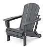 SERWALL-Adirondack-Chair-for-Patio-Garden-Folding-Gray SERWALL Adirondack Chair for Patio Garden (Folding Gray)