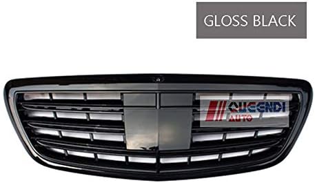 QUEENDI AUTO BENZ W222 S-CLASS S550 S65 STYLE S63 ALL BLACK GRILLE GLOSSY BLACK MERCEDES BENZ NEW 2015-2018