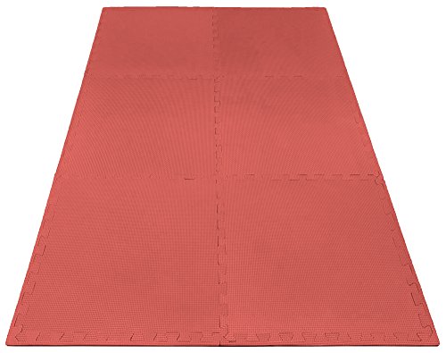 image for Ottomanson Multipurpose Interlocking Puzzle Eva Foam Tiles-Anti-Fatigu