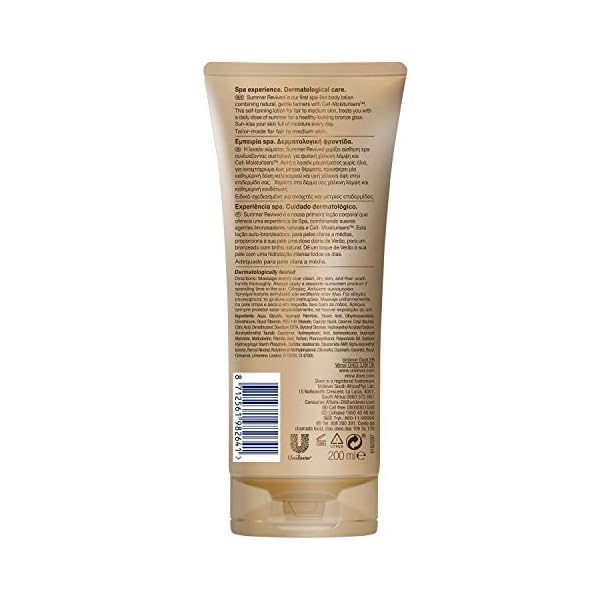 Dove DermaSpa Summer Revived Medium to Dark Gradual Self-Tan Body Lotion 200 ml