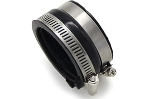 DOBEST Intake Manifold Carburetor Boot Joints for Yamaha YFM600 Grizzly 600,YFM600F Grizzly 600,YFM600FW Grizzly 600 for Yamaha 4WV-13596-00 for Yamaha Carburetor Intake Boot Joint W/Clamps