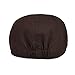 VOBOOM Cotton Flat Cabbie Hat Gatsby Ivy Irish Hunting Newsboy Cap (Coffee)