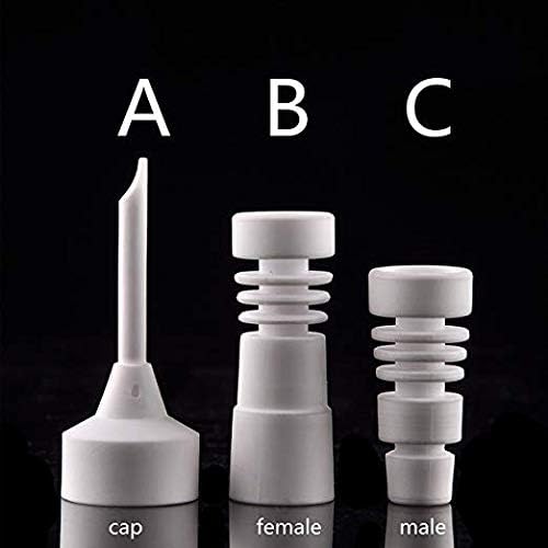 XinFei Ceramics Nail Smoking Bowls Heat Resistant Set for Oil (Cap)