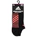 adidas Women's Superlite Stripe No Show Socks (3-Pair), Black/Easy Coral/Collegiate Royal/Shock Purple, Medium