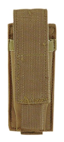 Voodoo tactical pistol single mag pouch, coyote