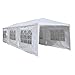 ALEKO APT30X10GAZEBO Outdoor Event Canopy Tent Shelter Wedding Party 30 x 10 x 8.5 Feet White