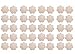 20 Pairs Womens Pasties Nipple Cover Stain Breast Petal Disposable Flower Shape