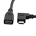 chenyang CY 90 Degree Right Angled USB-C USB 3.1 Type C Male to Female Extension Data Cable for Tablet 20cm