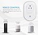 Orvibo Smart Plug Wifi Outlet Works With Google Home & HomeMate and Mostly Smart Home Devices,Voice Control＆Timer Function,Smart Socket-1 Pack.