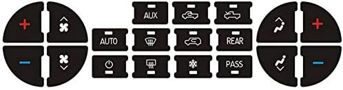 ATpart Auto Button AC Center Control Sticker Car Button Center Control Sticker For GM Vehicles