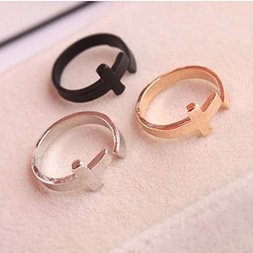 Sixlus Women's Fashion Rings jewelry cross ring opening ring stall selling alloy women cheap jewelry