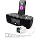 iHome iDL44 Lightning Dock Dual Clock Radio with USB Charge/Play for iPhone 5/5S & 6/6Plus & All iPad Models with Lightning Connector - Newest Model (Gunmetal)