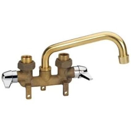 Amazon Com Glacier Bay 2 Handle Laundry Faucet In Rough Brass By