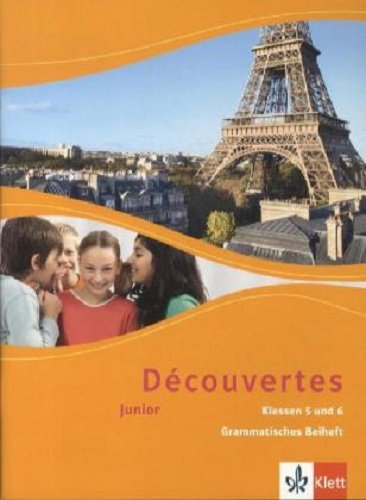 Decouvertes Junior Fur Klassen 5 Und 6 Grammatisches Beiheft Doppelband 1 2 Lernjahr Decouvertes Junior Ab Klasse 5 Amazon De Bucher