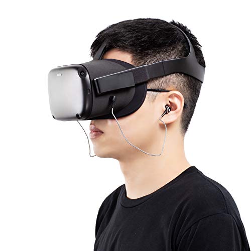 Orzero Earbuds with 4 Extra Replacement Earplugs and Earphone Storage Box Compatible for Oculus Quest VR Headset