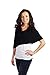 SelahV Fashion Shawl 100% Knit Acrylic Women's Wrap - 12 Buttons Let You Style 5 Different Ways - Lightweight & Compact, Perfect For Travel - Fits Most Shoulders (Black)