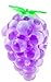 JM 4 Pack Fruit Anti Stress Relief Jelly Water Beads Rainbow Squishy Grape Ball Autism Mood Squeeze Kid Toy Gift