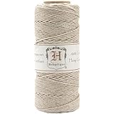 Hemptique 100% Hemp Cord Spool - 62.5 Meter Hemp String - Made with Love - No. 20 ~ 1mm Cord Thread for Jewelry Making, Macra