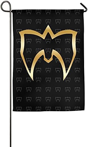 Ultimate Warrior Chest Gold Logo Garden Flag