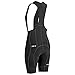 Louis Garneau Men's Fit Sensor 2 Padded, Breathable, Compression Cycling Bib Shorts, Black