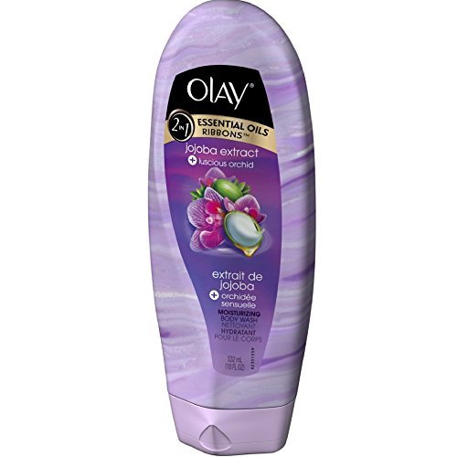 OLAY Moisture Ribbons Plus, Shea plus Lavender Oil 18 oz (Pack of 5)
