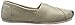 Toms Women's 10008015 Metallic Burlap Alpargata Flat, Natural, 9 M US