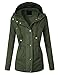 makeitmint Women's Zip Up Military Anorak Jacket w/Hood [S-3XL]