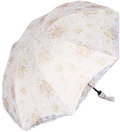 Piite レディース 日傘 レース 晴雨兼用 折り畳み傘 紫外線防止 お買得 日焼け止め傘 上品 森ガール 刺繍 折りたたみ傘 折りたたみ 完全遮光 花柄 Uvカット エレガットオレンジ