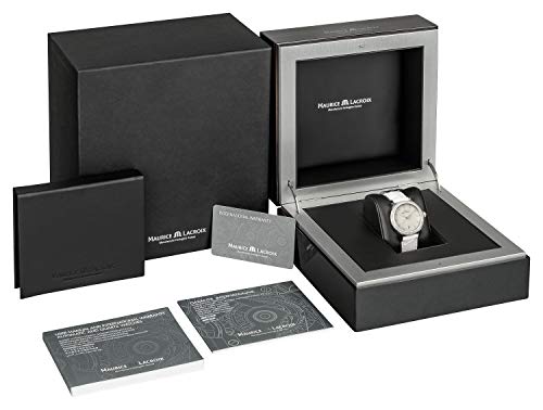 Maurice-Lacroix-Les-Classiques-Date-Damen-Armbanduhr-mit-weiem-Lederband-Analog-Quarz-mit-73-Diamanten-besetzt-LC1026-SD501-170-1