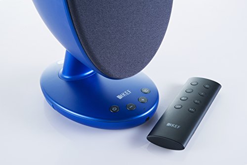 KEF EGG Versatile Desktop Speaker System - Frosted Blue (Pair)