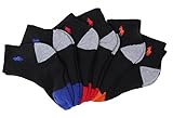 Polo Ralph Lauren 6PK Boys Athletic Quarter Socks