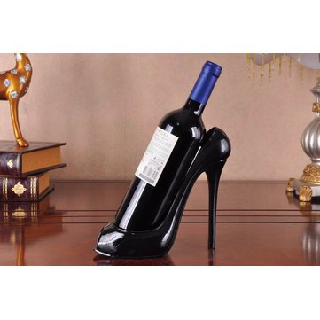 Pvs High Heels Red Wine Diy Table Dining Home Decoration Black