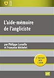 L'aide-mémoire de l'angliciste by 