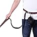 HICOBOS Dog Training Leash 6ft for Large Medium Dogs-2 Padded Traffic Handle Rope- Heavy Duty Shock Absorbing Bungee- Optional Hands Free for Dog Training, Walking, Jogging & Biking (Red)