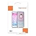 kwmobile TPU Silicone Case for HTC 10 - Crystal Clear Smartphone Back Case Protective Cover - Blue/Dark Pink/Transparent