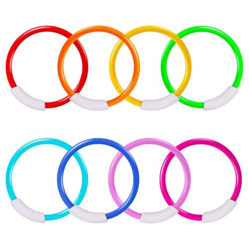 8pcs Diving Rings