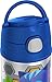 THERMOS FUNTAINER 12 Ounce Stainless Steel Vacuum Insulated Kids Straw Bottle, Pj Masks