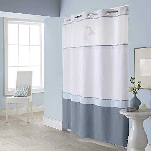 Hookless rbh40my023 windsor shower curtain with peva li…