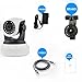 Security Wireless IP Camera Surveillance - Night Vision Home Security Camera with 2 Way Audio and Pan/Tilt Motion Detection Alerts SD Card Slot Alarm, Easy Remote Access for Tablet and Smartphone
