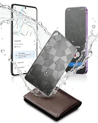 Photo 1 of 2026 Wallet Tracker Card (iOS and Android) Slim Tracking Card, 6-12 Years Battery Bluetooth Smart Card, Work with Apple Find My & Google Find Hub, GPS Locator for Luggage, Passports, Keys, Backpack