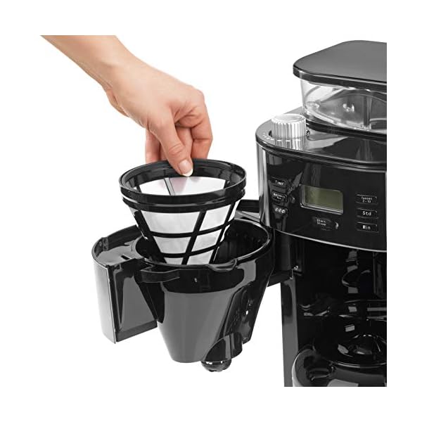 Barista Filterkaffeemaschine mit Mahlwerk mit Thermokanne | Inkl. Thermo-Kanne für bis zu 10 große Tassen Kaffee | Für… – Bild 4