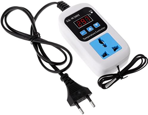 FLYCHENGi Digital Thermostat Regulator Socket -50~110℃ Temp Control AC 110-220V Temperature Controller Plug Microcomputer with NTC Sensor