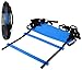 CQ Wellness Adjustable Flat Rung Agility Ladder with Free Carry Bag
