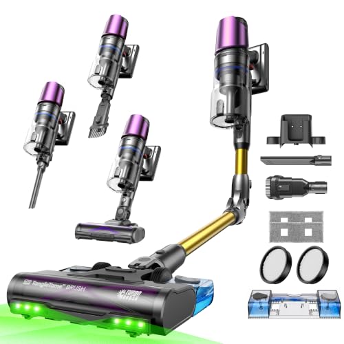 Ultenic U20 Mopper Staubsauger mit Wischfunktion, 60KPa 60 Mins Akku Staubsauger Kabellos mit abnehmbarem Tank, 65cm Flexibles Biegegelenk, Anti-Tangl